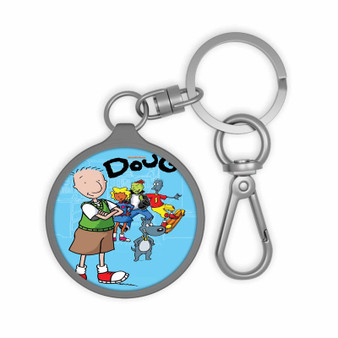 Doug Keyring Tag Acrylic Keychain With TPU Cover