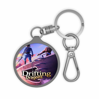 Drifting Dragons Keyring Tag Acrylic Keychain With TPU Cover