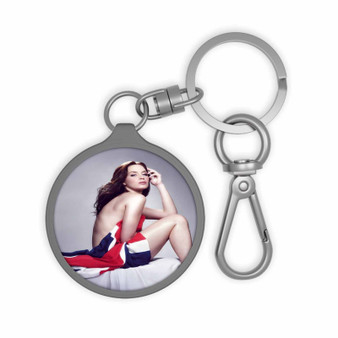 Emily Blunt Keyring Tag Acrylic Keychain With TPU Cover