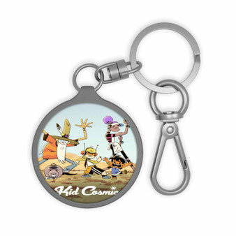 Kid Cosmic Keyring Tag Acrylic Keychain With TPU Cover