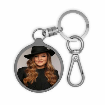 Lisa Marie Presley Keyring Tag Acrylic Keychain With TPU Cover