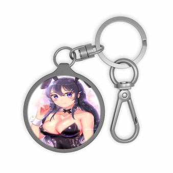 Mai Sakurajima Keyring Tag Acrylic Keychain With TPU Cover