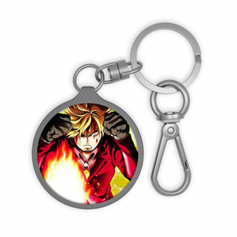 Sanji One Piece Keyring Tag Acrylic Keychain With TPU Cover
