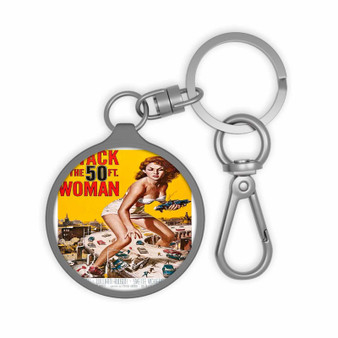 Attack Of The 50 Foot Woman Keyring Tag Acrylic Keychain With TPU Cover