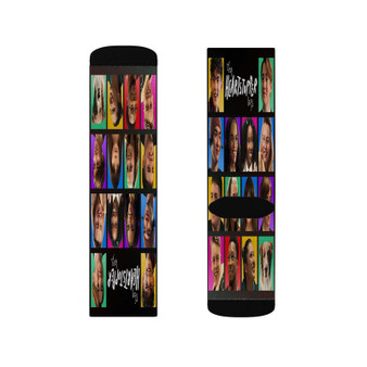 Heartstopper Cast Polyester Sublimation Socks White