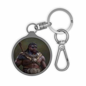 Barbarian Diablo IV Keyring Tag Acrylic Keychain With TPU Cover