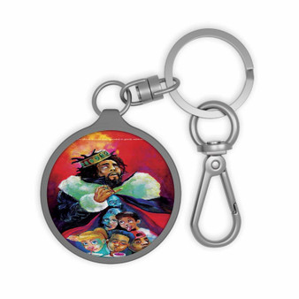 J Cole Album Keyring Tag Acrylic Keychain With TPU Cover