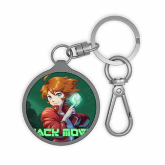 Jack Move Keyring Tag Acrylic Keychain With TPU Cover