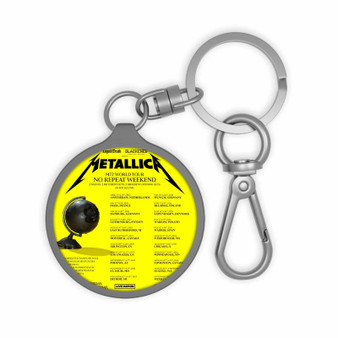 Metallica World Tour 2023 Keyring Tag Acrylic Keychain With TPU Cover