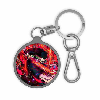 Roronoa Zoro One Piece Keyring Tag Acrylic Keychain With TPU Cover