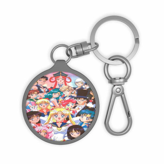Sailor Moon Keyring Tag Acrylic Keychain With TPU Cover