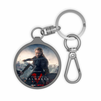 Vikings Valhalla Freydis Eriksdotter Keyring Tag Acrylic Keychain With TPU Cover