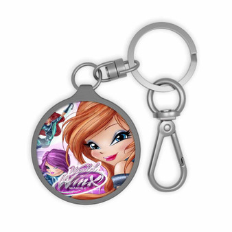 World of Winx Keyring Tag Acrylic Keychain With TPU Cover