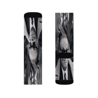 Jack Nicholson Polyester Sublimation Socks White