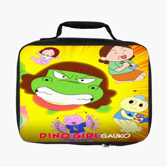 Dino Girl Gauko Lunch Bag Fully Lined and Insulated