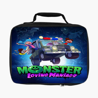 Monster Loving Maniacs Lunch Bag Fully Lined and Insulated