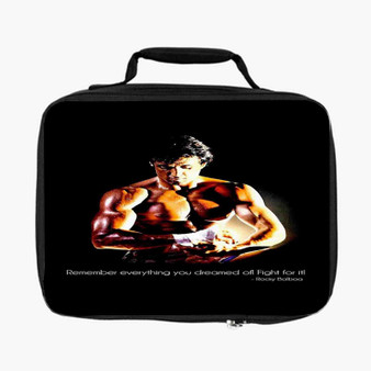 Sylvester Stallone Rocky Balboa Lunch Bag Fully Lined and Insulated