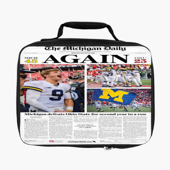 11 30 The Michigan Daily Front Lunch Bag Fully Lined and Insulated