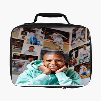 Mbappe Room With Ronaldo Lunch Bag Fully Lined and Insulated