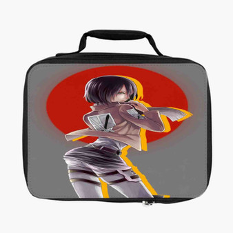 Mikasa Ackerman Attack on Titan Lunch Bag Fully Lined and Insulated