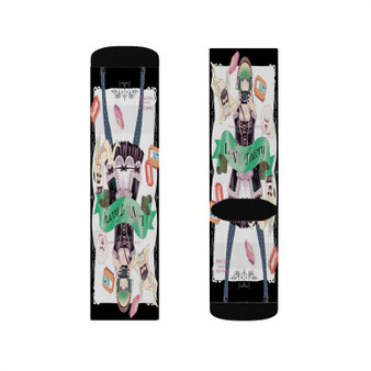 Love Theory Polyester Sublimation Socks White