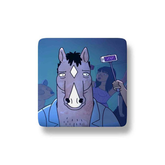 Bo Jack Horseman Porcelain Magnet Square