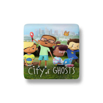 City of Ghosts Porcelain Magnet Square