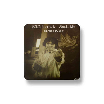 Elliott Smith Porcelain Magnet Square