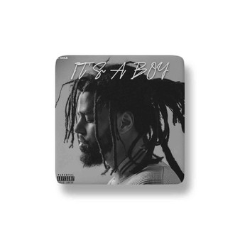 J Cole It s A Boy Porcelain Magnet Square