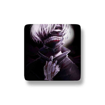 Ken Kaneki Tokyo Ghoul Porcelain Magnet Square