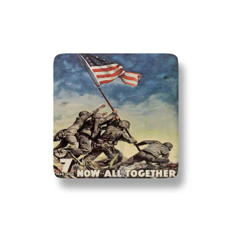 7th War Loan Porcelain Magnet Square