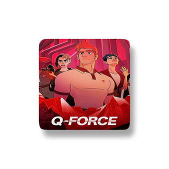 Q Force Porcelain Magnet Square