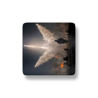 Saint Himars Porcelain Magnet Square