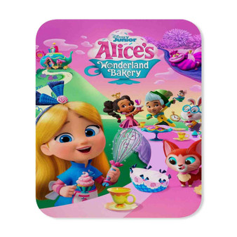 Alice s Wonderland Bakery Rectangle Gaming Mouse Pad