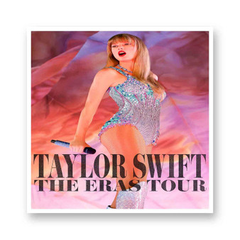 Taylor Swift The Eras Tour Movie White Transparent Vinyl Kiss-Cut Stickers