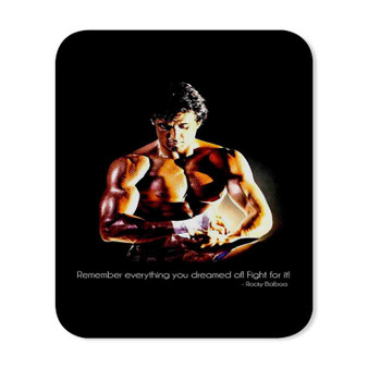 Sylvester Stallone Rocky Balboa Rectangle Gaming Mouse Pad