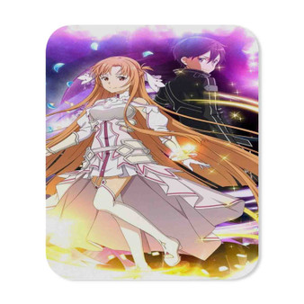 Asuna Kirito Sword Art Online Rectangle Gaming Mouse Pad