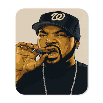 Ice Cube Smoke Rectangle Gaming Mouse Pad