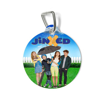 Jinxed Round Pet Tag Coated Solid Metal