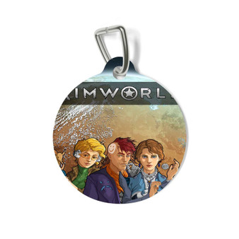 RimWorld Round Pet Tag Coated Solid Metal