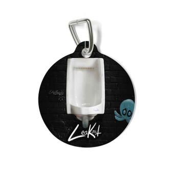 Sah Babii Leak Out Round Pet Tag Coated Solid Metal