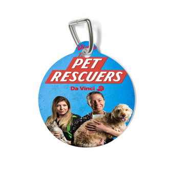 The Pet Rescuers Round Pet Tag Coated Solid Metal