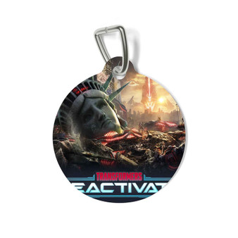 Transformers Reactivate Round Pet Tag Coated Solid Metal