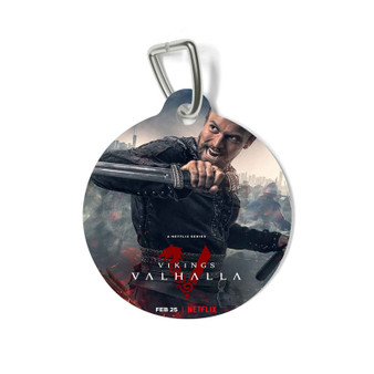 Vikings Valhalla Harald Sigurdsson Round Pet Tag Coated Solid Metal