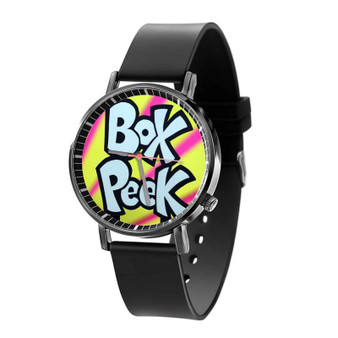 Box Peek Quartz Watch With Gift Box