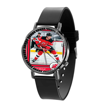 Jack Hughes New Jersey Devils Quartz Watch With Gift Box