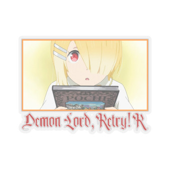 Demon Lord Retry R White Transparent Vinyl Kiss-Cut Stickers