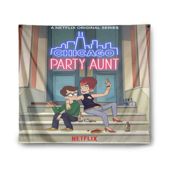 Chicago Party Aunt Indoor Wall Polyester Tapestries