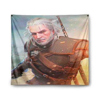 Geralt of Rivia The Witcher Saga Indoor Wall Polyester Tapestries