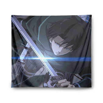 Levi Ackerman Attack on Titan Indoor Wall Polyester Tapestries